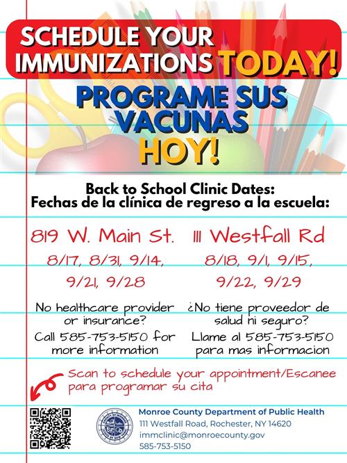 Schedule Immunizations